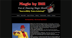 Desktop Screenshot of magicbybill.com